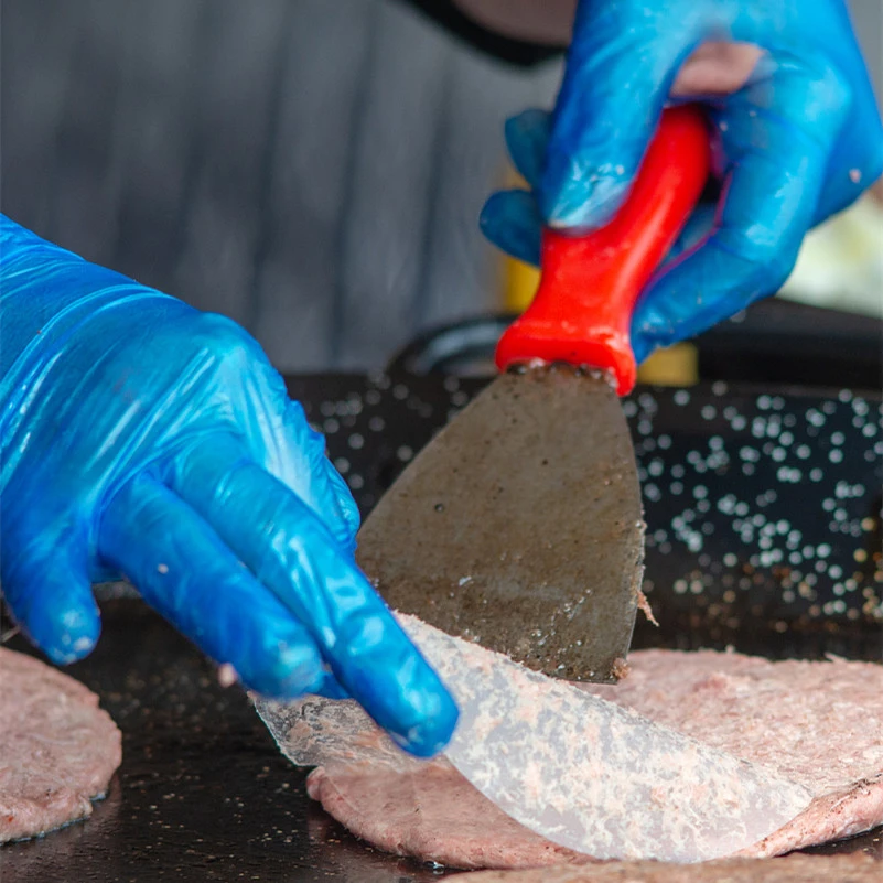 Ingwanti tal-plastik blu immaniġġjar tal-ikel